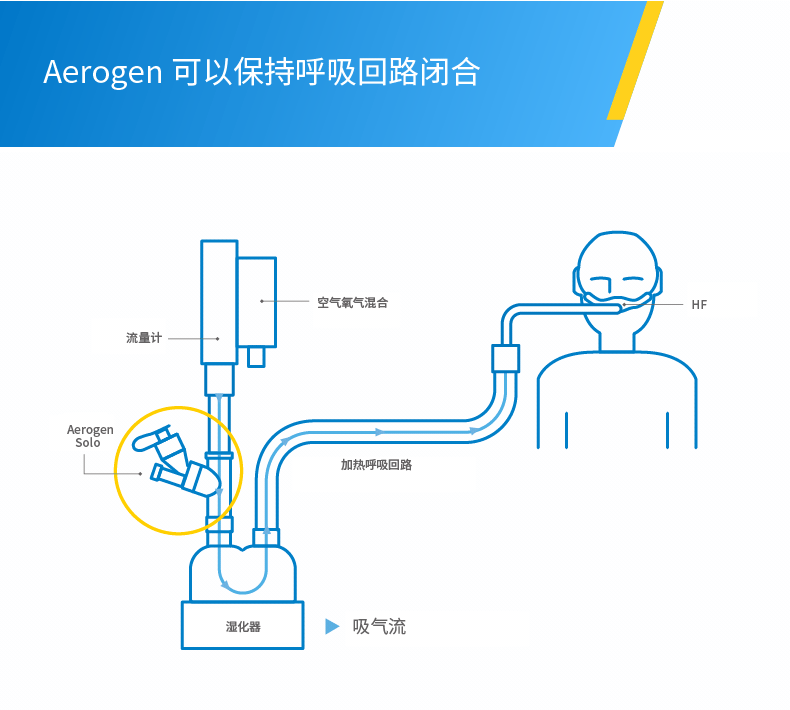 高流量、集成式气雾剂输送