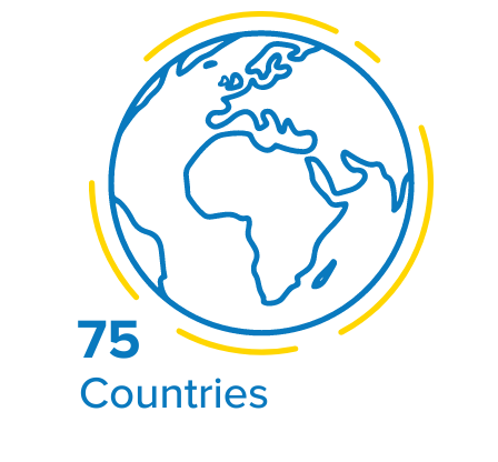 Aerogen in 75 Countries